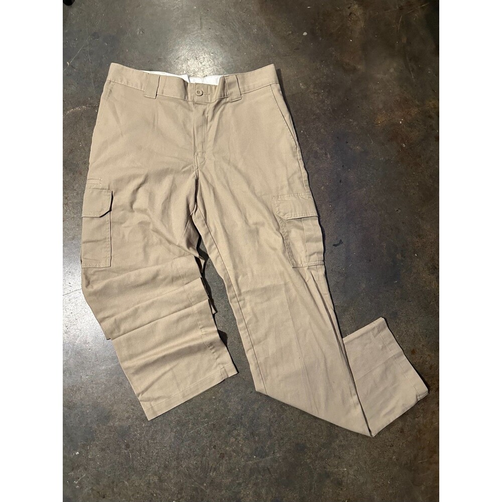 Dickies Regular Straight Fit 34x34 Work Pants Mens Cargo Beige